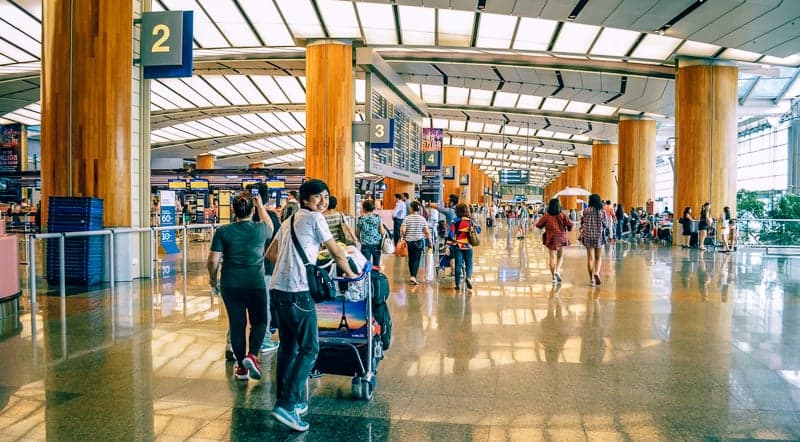 airport anxiety - large expanse of an airport
