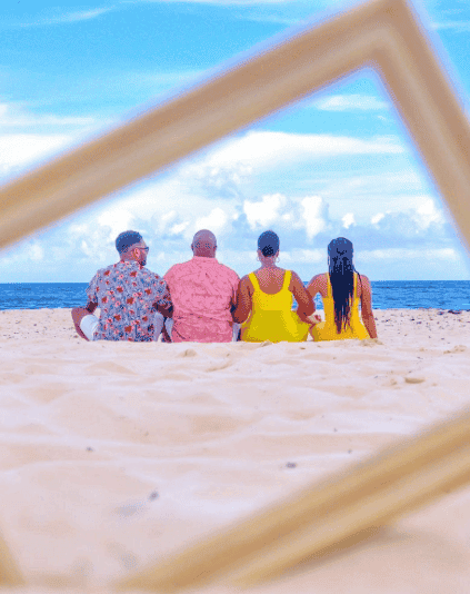 Punta Cana excursions - family photo by professional photographer