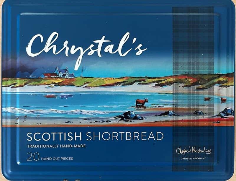 Tony's favorite shortbread, handed out to us at the summit of the Craiggellachie National Nature Reserve on our Scottish highlands tour.